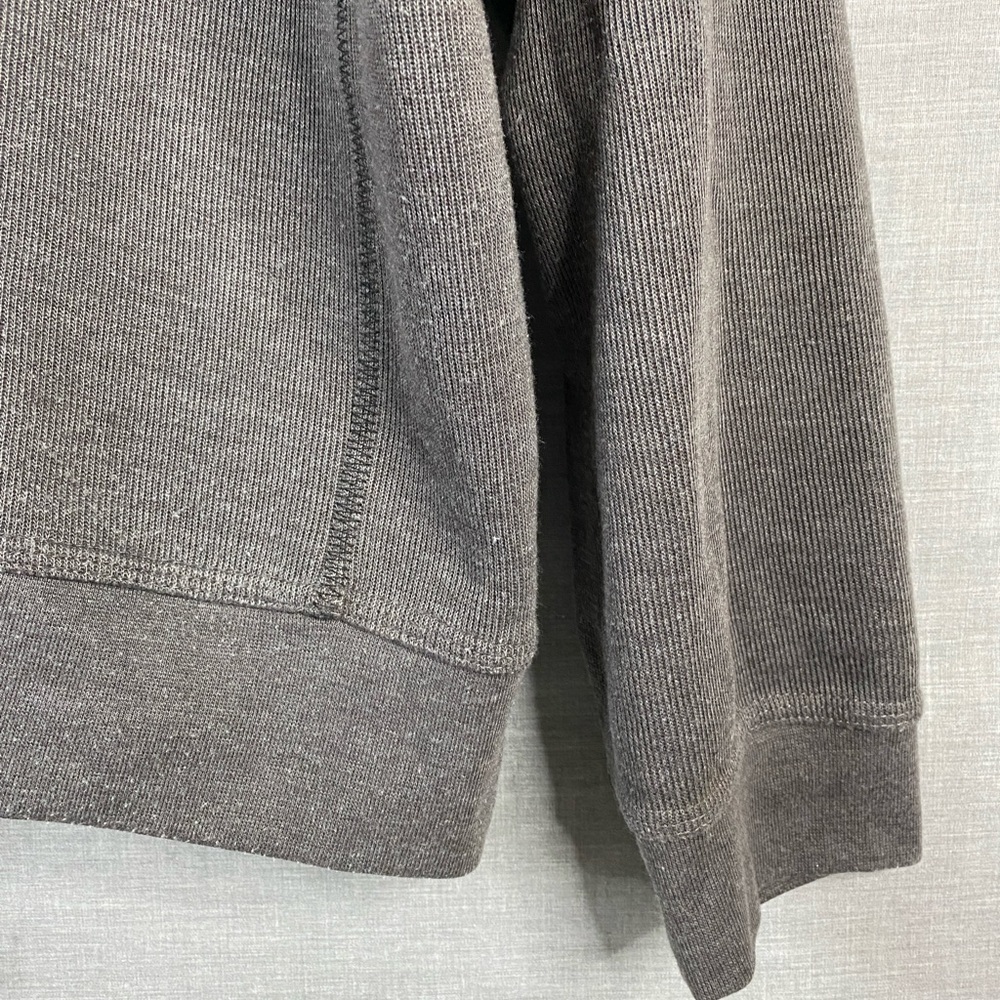 Rainforest Men’s Brushed Knit Gray Quarter Zip Pullover Size  XL - Picture 4 of 8